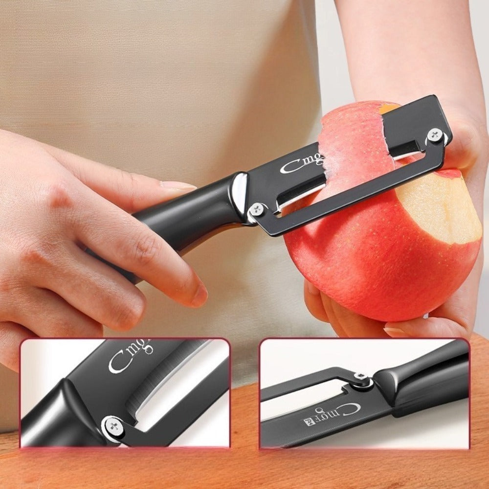 Stainless Steel Vegetable Peeler and Fruit Grater Multi Tool for Easy Kitchen Prep