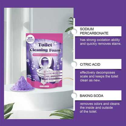 Deep Clean Toilet Foam Cleaner Fresh Deodorizing Bathroom Spray