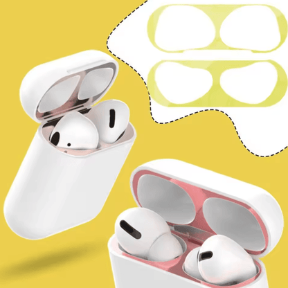 Metal Dustproof Stickers for Apple AirPods 4 Earphones