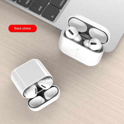 Metal Dustproof Stickers for Apple AirPods 4 Earphones