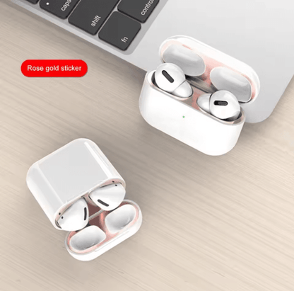 Metal Dustproof Stickers for Apple AirPods 4 Earphones
