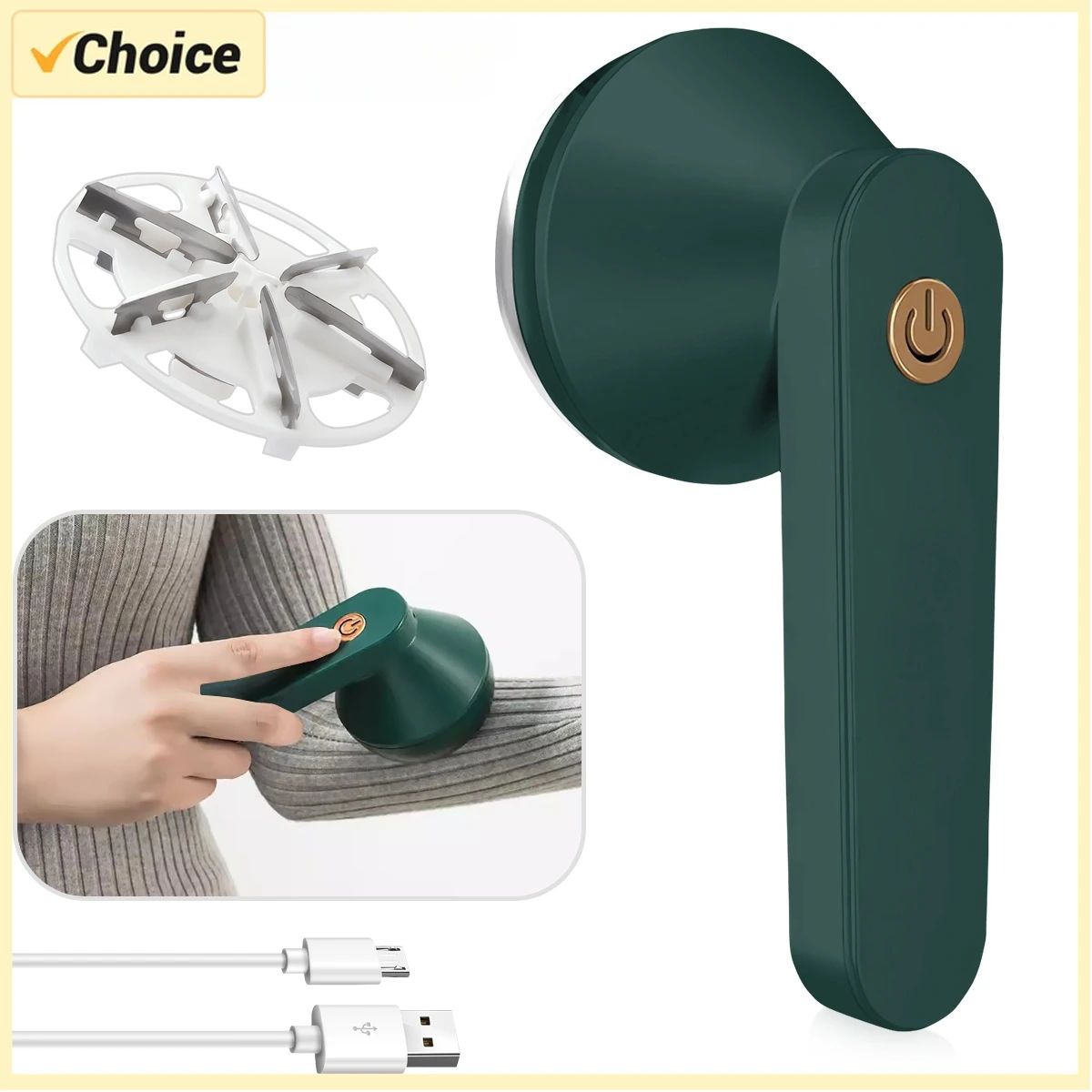 Portable USB Electric Lint Remover and Fabric Shave