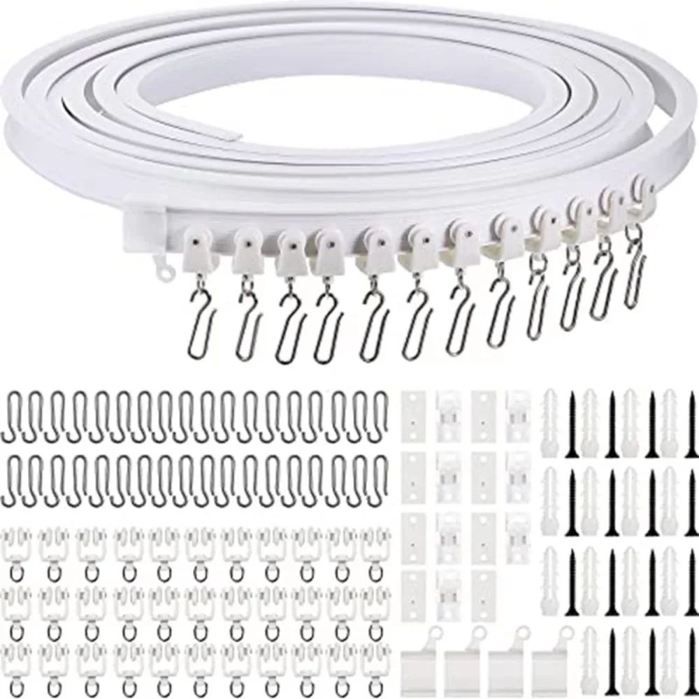 Flexible Silent Curtain Track Rail System