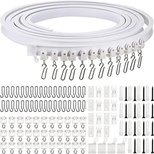 Flexible Silent Curtain Track Rail System