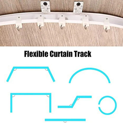 Flexible Silent Curtain Track Rail System