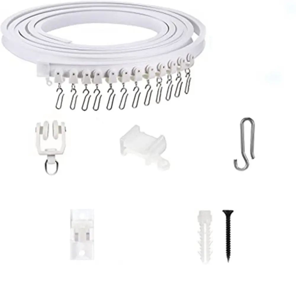 Flexible Silent Curtain Track Rail System