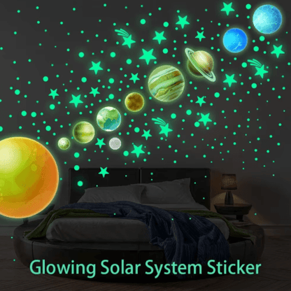 Glow in the Dark Star Wall Stickers for Kids Bedroom & Ceiling Decor