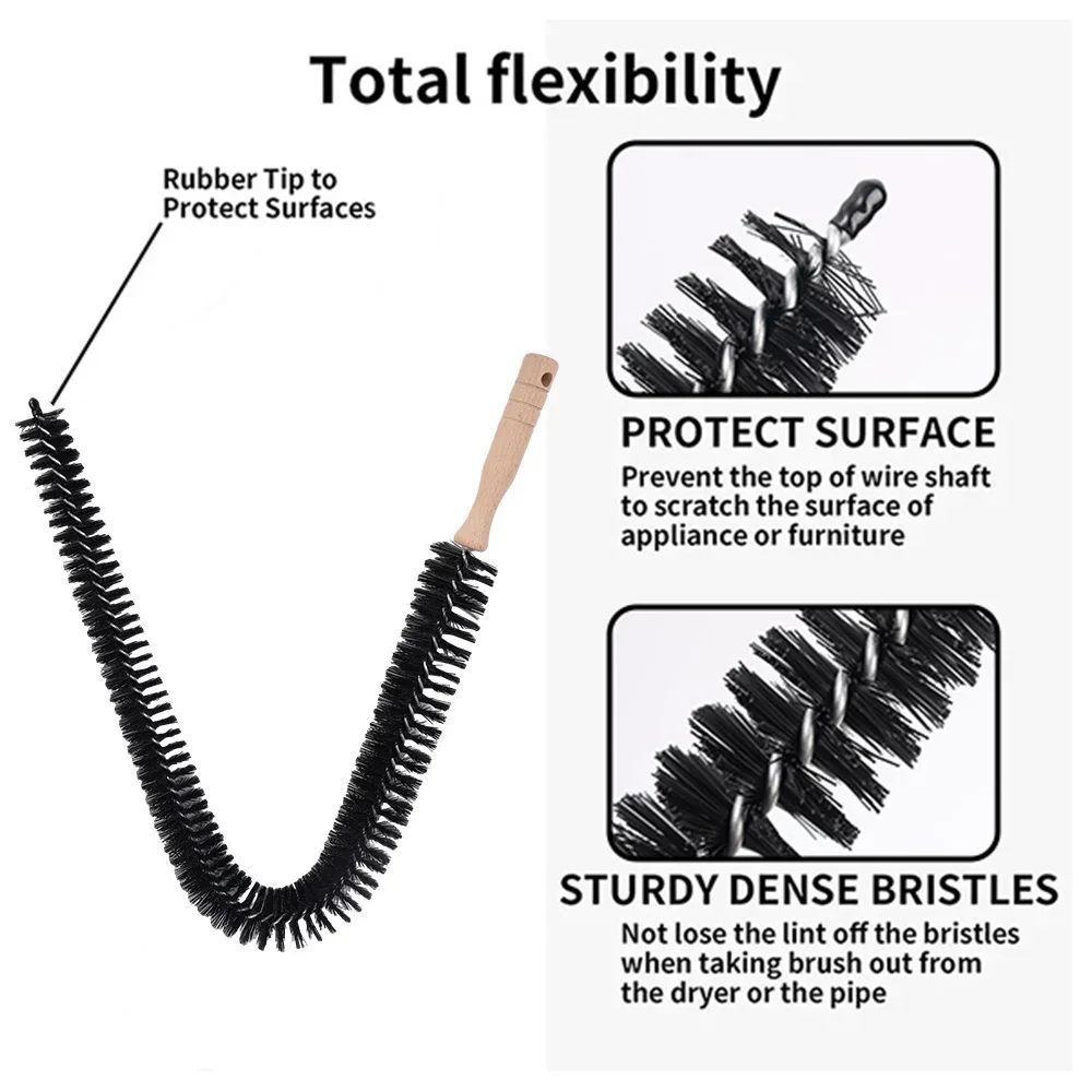 Flexible Dryer Lint Brush and Long Cleaning Duster