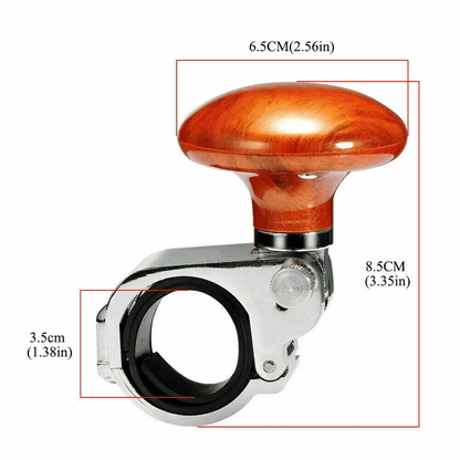 Universal Steering Wheel Spinner Knob Handle Heavy Duty Power Assist for Car, Truck, Tractor, Boat Ergonomic Design