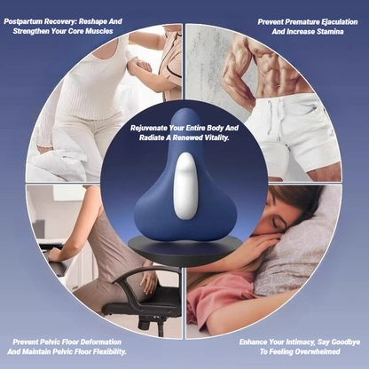 Electric Pelvic Floor Trainer Cushion for Men Kegel Muscle Strengthener