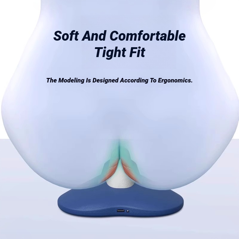 Electric Pelvic Floor Trainer Cushion for Men Kegel Muscle Strengthener