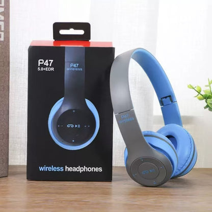 PulseFold Bluetooth Headphones Wireless Over Ear Gaming Headset with Mic & Volume Control