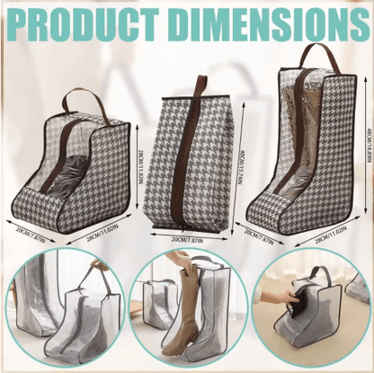 Waterproof Boot Storage Bag for Travel & Home Organization