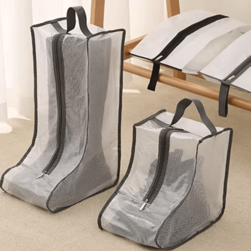 Waterproof Boot Storage Bag for Travel & Home Organization