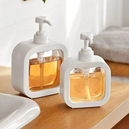 Minimalist Laundry Detergent Dispenser Bottle – Large Capacity Refillable Soap & Shower Gel Storage Container