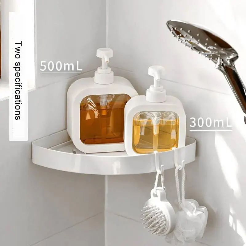 Minimalist Laundry Detergent Dispenser Bottle – Large Capacity Refillable Soap & Shower Gel Storage Container