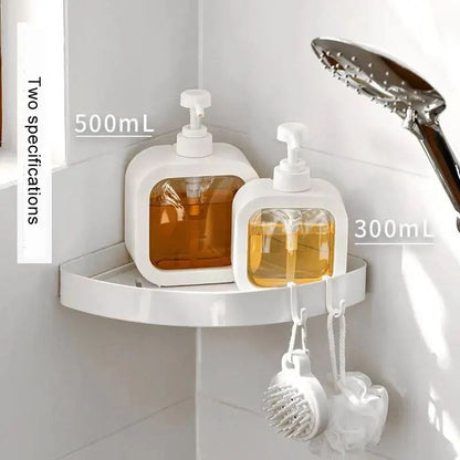 Minimalist Laundry Detergent Dispenser Bottle – Large Capacity Refillable Soap & Shower Gel Storage Container