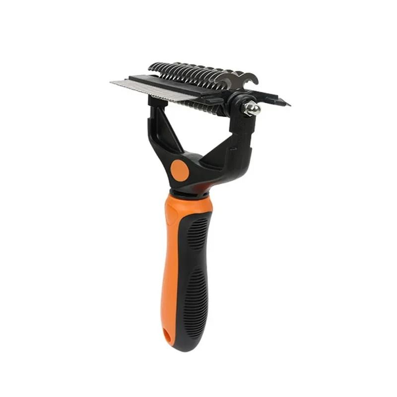FurEase 3 In 1 Pet Deshedding Brush and Knot Remover Comb