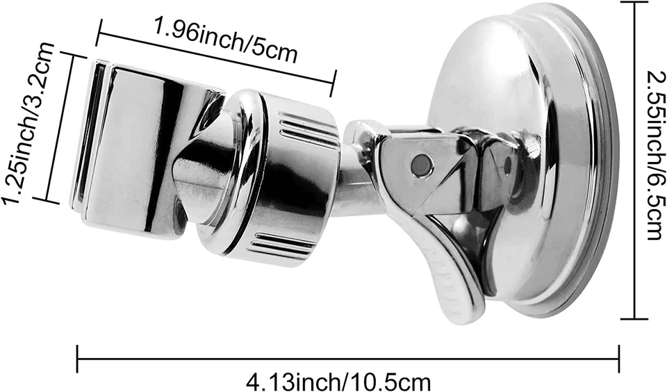 Adjustable Suction Cup Shower Head Holder - Secure Grip & Easy Installation