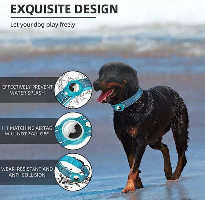 Reflective Waterproof Airtag Pet Collar