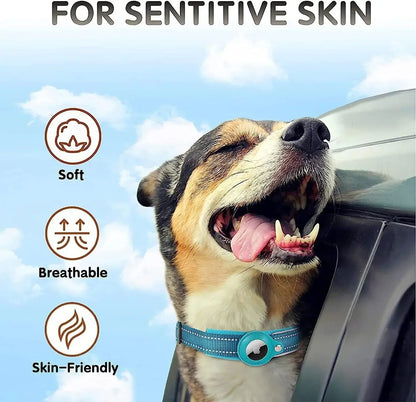 Reflective Waterproof Airtag Pet Collar