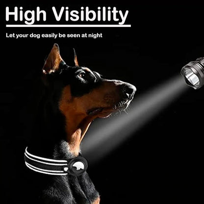 Reflective Waterproof Airtag Pet Collar