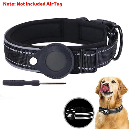 Reflective Waterproof Airtag Pet Collar