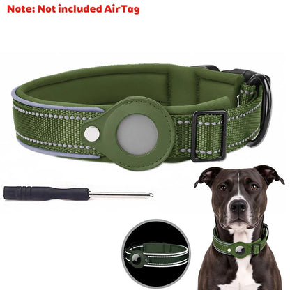 Reflective Waterproof Airtag Pet Collar
