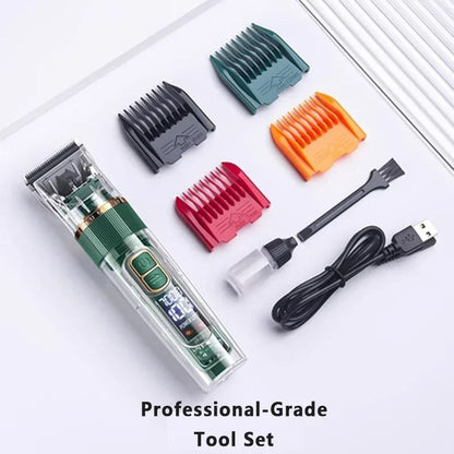 High-Torque Pet Grooming Clipper – Digital Display Cordless Shaver & Precision Trimmer for Dogs & Cats