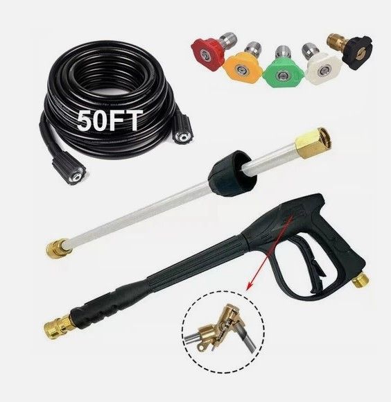 High Pressure Extension Power Washer Gun Kit