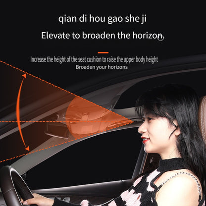 Orthopedic Car Seat Cushion for Long Drives Breathable Memory Foam Seat Pad