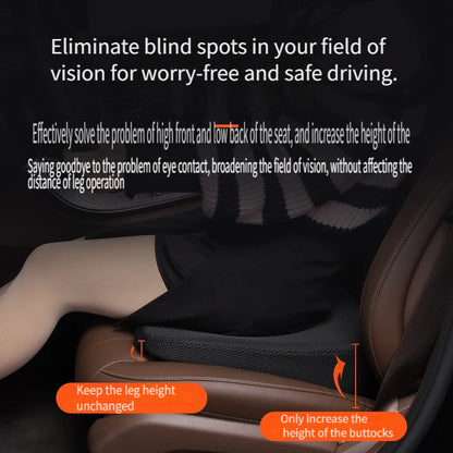 Orthopedic Car Seat Cushion for Long Drives Breathable Memory Foam Seat Pad