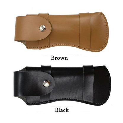 Premium Leather Sheath Knife & Flashlight Holder with Belt Loop