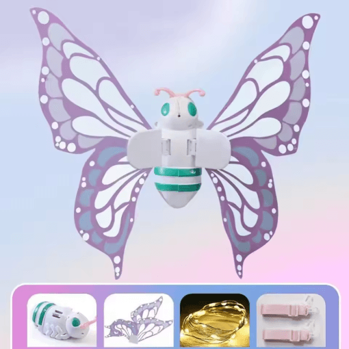 LED Light-Up Fairy Wings Costume for Girls & Kids