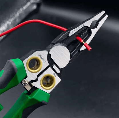8 in 1 Wire Stripper & Voltage Tester Pliers for Electrical Repairs