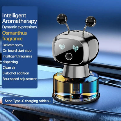 Smart AI Rechargeable Car Aroma Diffuser with Adjustable Fragrance Control