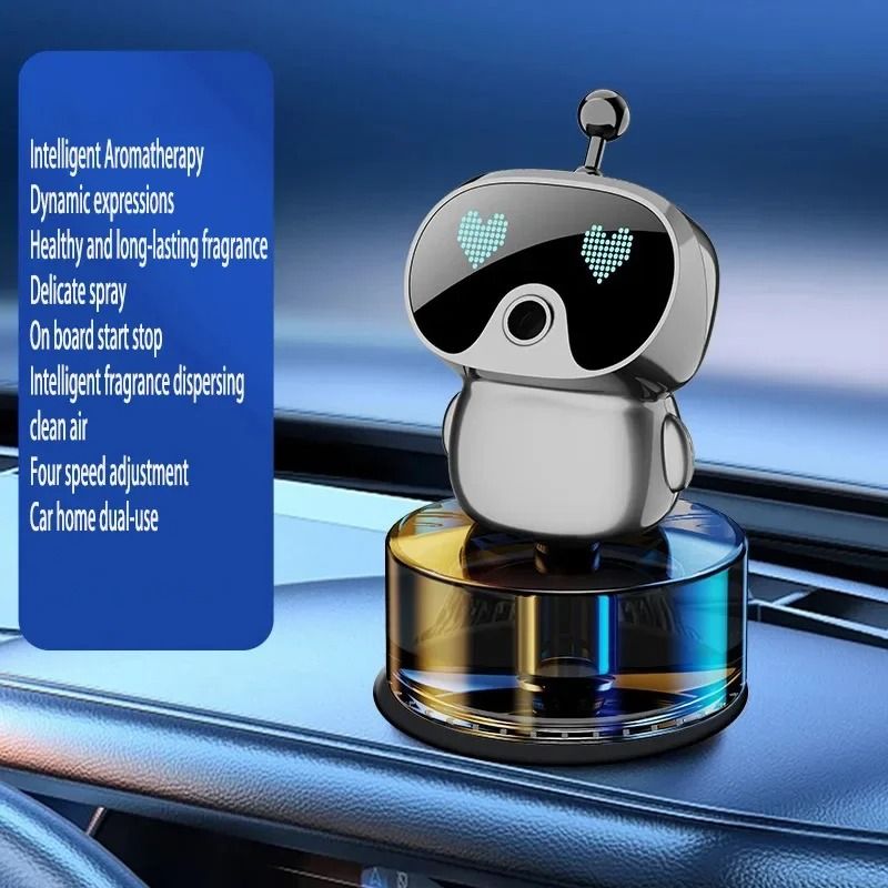 Smart AI Rechargeable Car Aroma Diffuser with Adjustable Fragrance Control