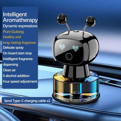Smart AI Rechargeable Car Aroma Diffuser with Adjustable Fragrance Control