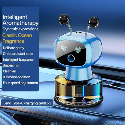 Smart AI Rechargeable Car Aroma Diffuser with Adjustable Fragrance Control