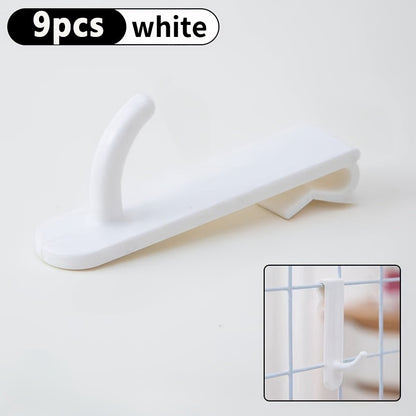 Pegboard Organizer Hooks Set for Wire Grid Wall Storage and Display