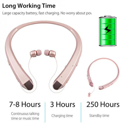 Wireless Sports Headset Bluetooth Neckband In Ear Headphones for Workouts