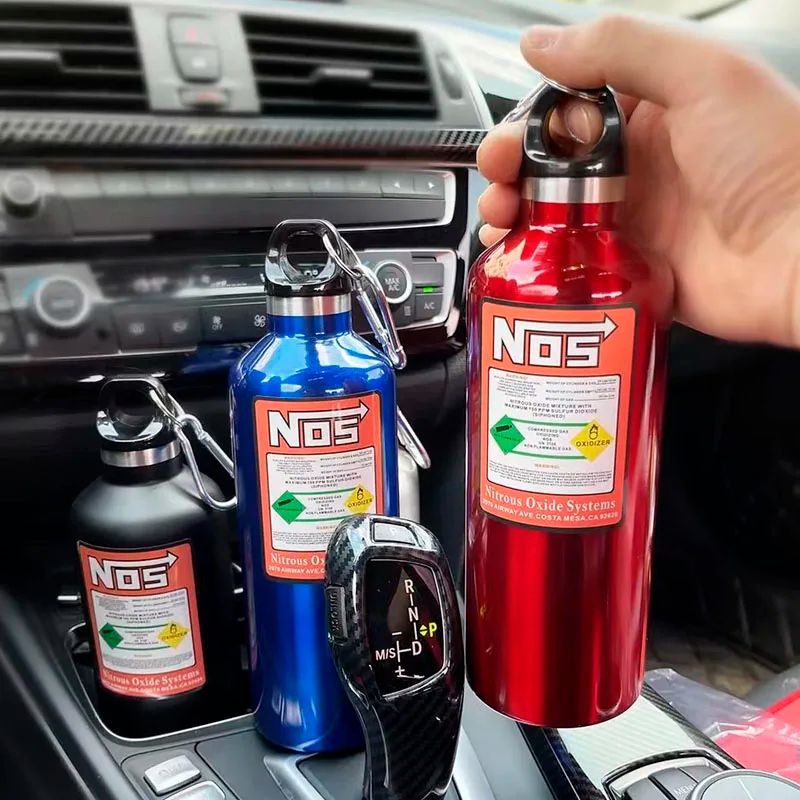 NOS Racing Style 500ML Stainless Steel Insulated Water Bottle