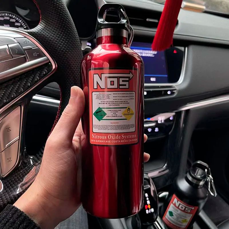 NOS Racing Style 500ML Stainless Steel Insulated Water Bottle