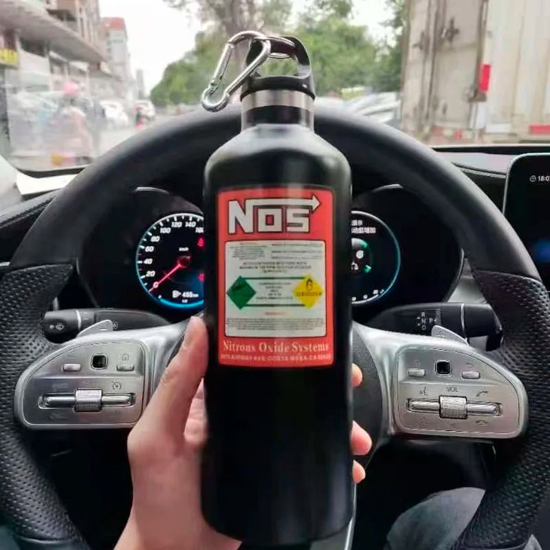 NOS Racing Style 500ML Stainless Steel Insulated Water Bottle