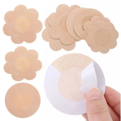 Invisible Nipple Covers Disposable Nipple Stickers & Bra Less Pasties for Smooth Coverage