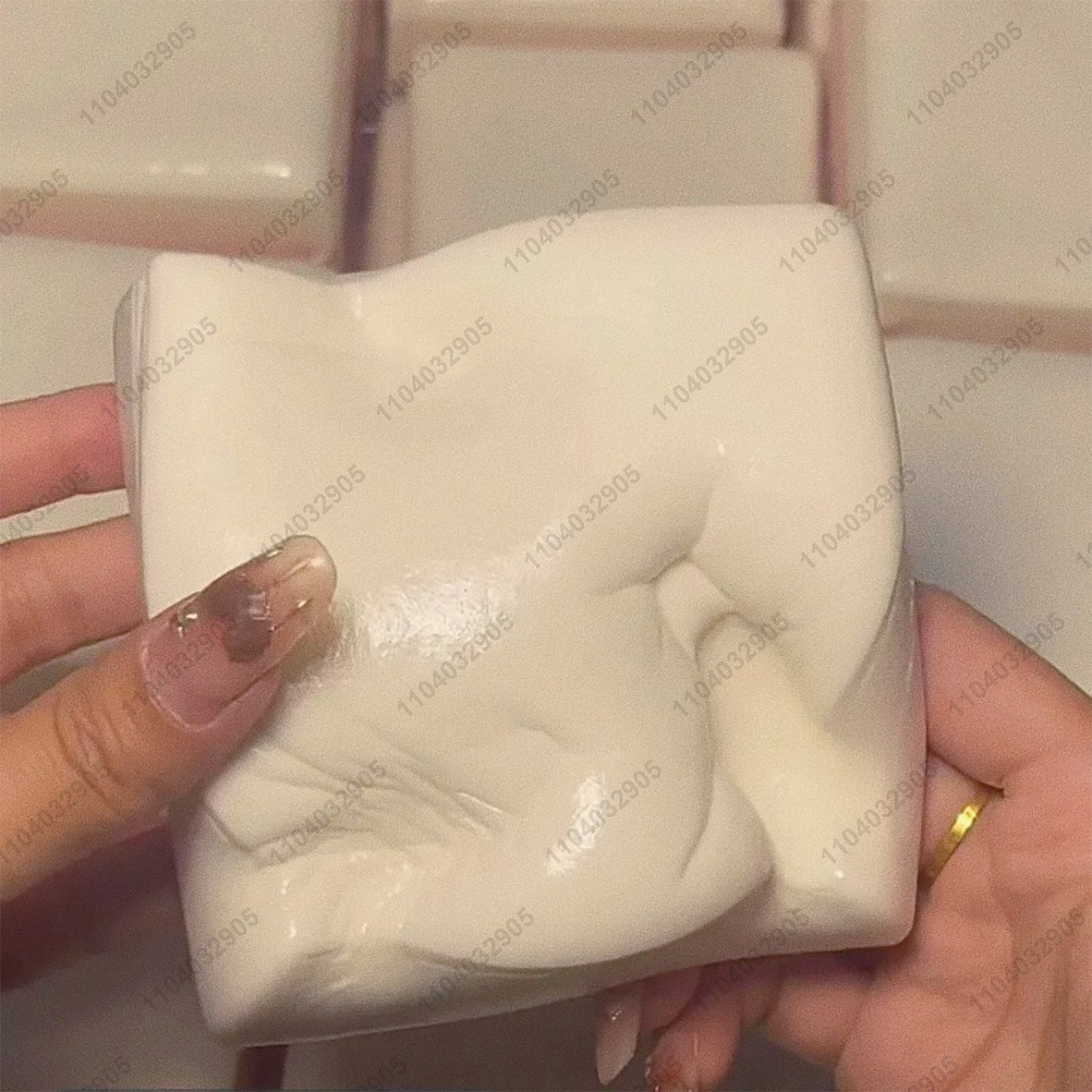 Sticky Rice Cake Squishy Toy Slow Rising Stress Relief Squishy for Relaxation & Sensory Fun