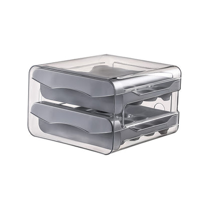 Automatic Egg Dispenser & Organizer for Refrigerator Storage