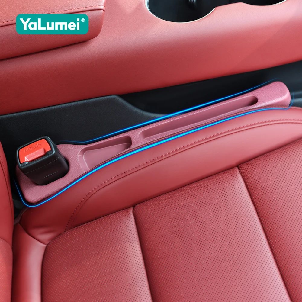 BMW Leather Car Seat Gap Filler Set – Leak-Proof Seat Crevice Organizer for BMW F Series, G Series & X Models