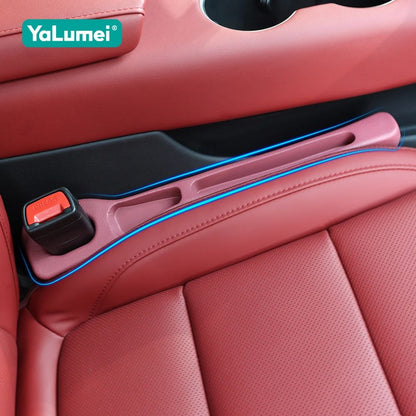 BMW Leather Car Seat Gap Filler Set – Leak-Proof Seat Crevice Organizer for BMW F Series, G Series & X Models
