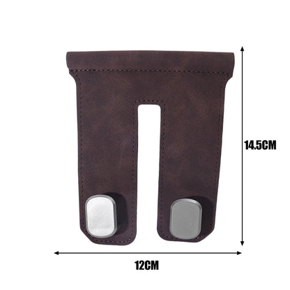 Luxury Leather Glove Box Hook & Front Row Storage Organizer for Car Interiors